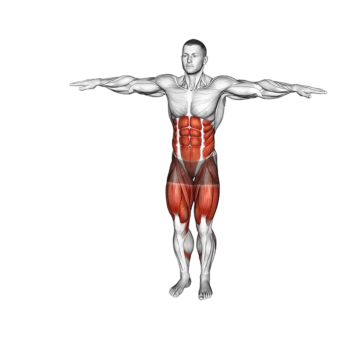 Diagonal Lunge exercise animation (Male)