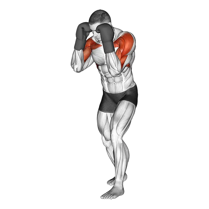 Boxing Block exercise animation (Male)