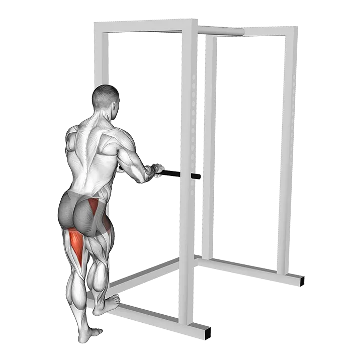 Side to Side Leg Swings exercise animation (Male)