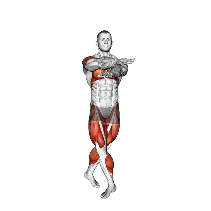 Criss Cross Jack exercise animation (Male)