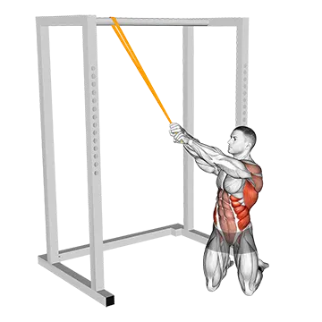 Resistance Band Kneeling Woodchop