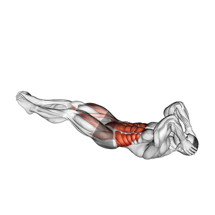 Reverse Crunch (VERSION 3) exercise animation (Male)