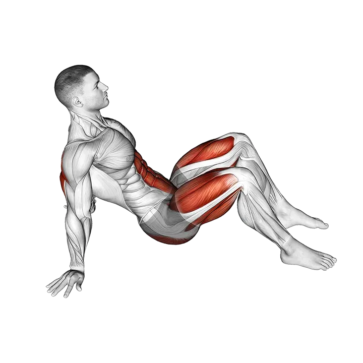 Table Top Bridge exercise animation (Male)