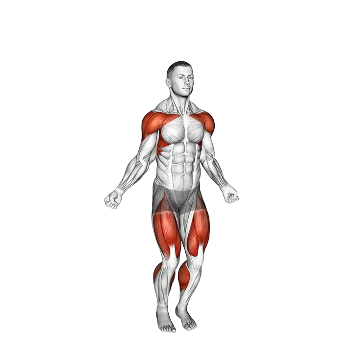 Jump Skip Rope exercise animation (Male)