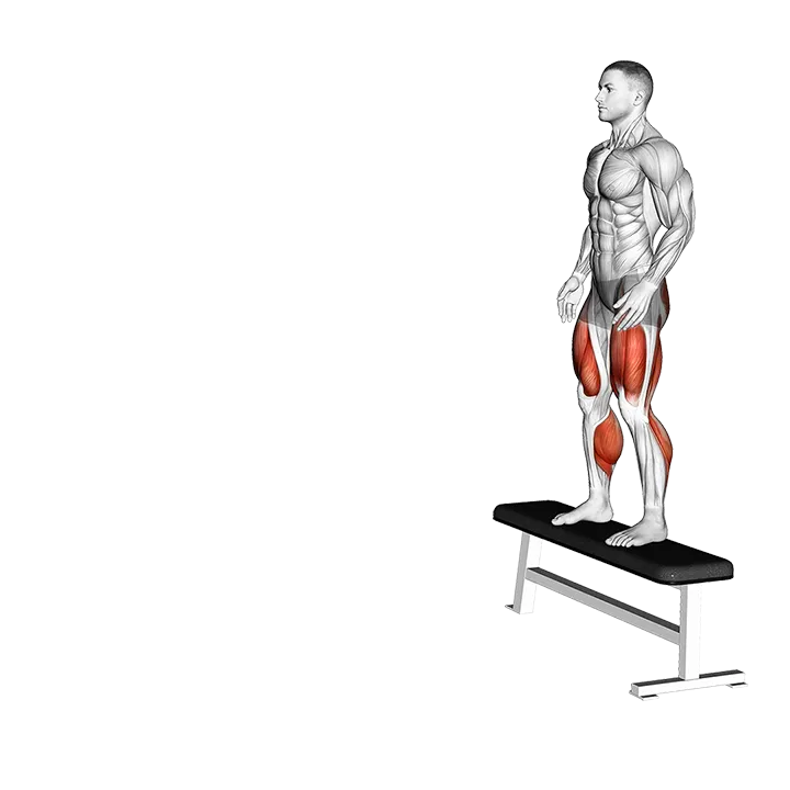 Depth Jump to Broad Jump exercise animation (Male)