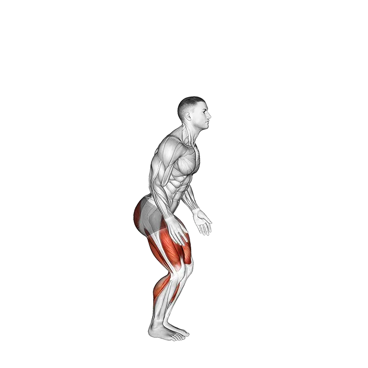 Alternate High Hop exercise animation (Male)
