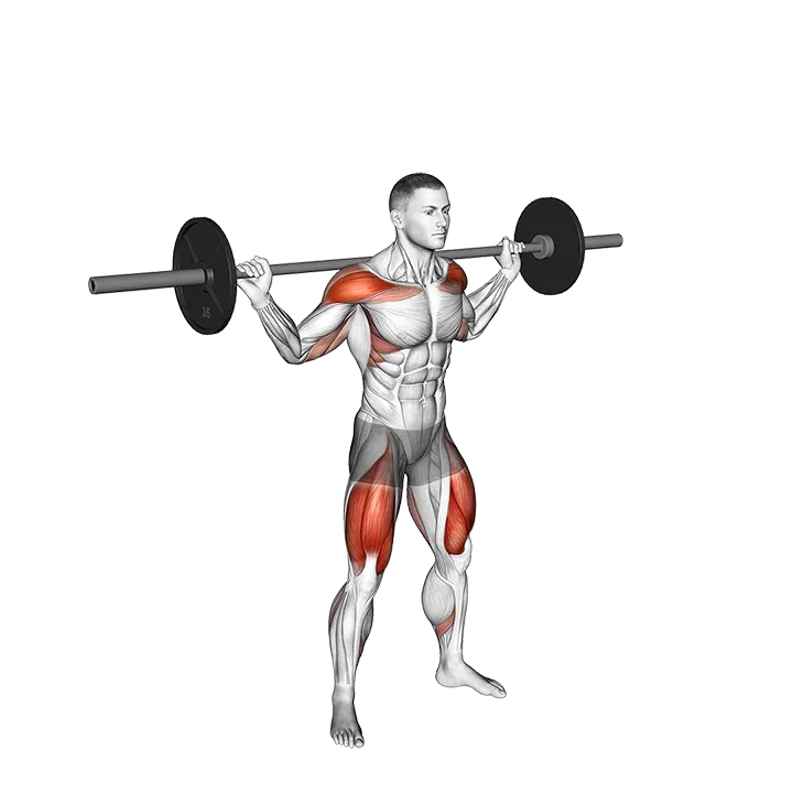 Press Under exercise animation (Male)