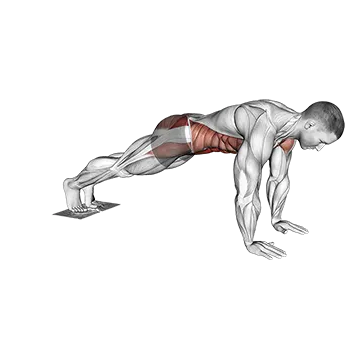 Plank Jack Slide with Towel