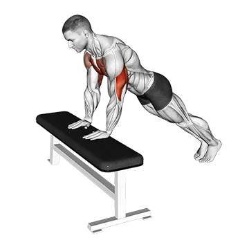 Incline Close Grip Push-up