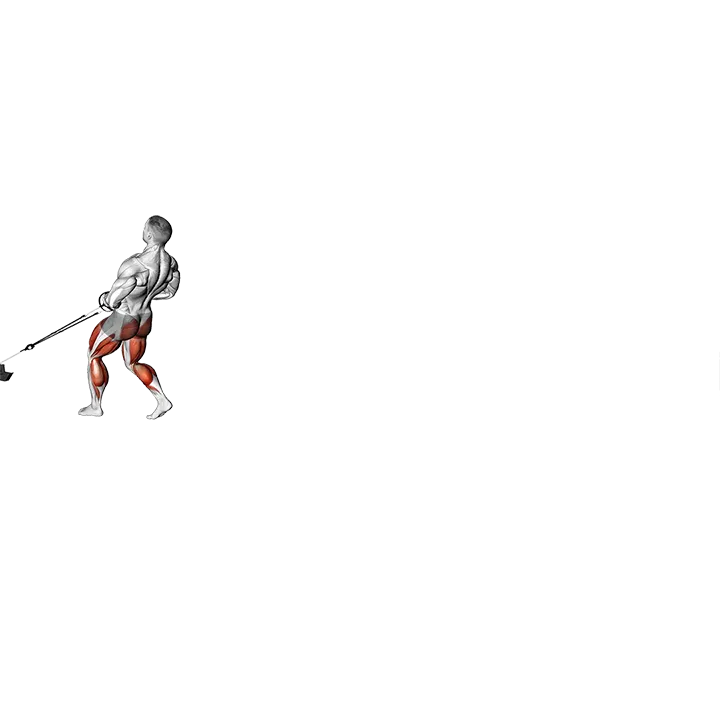 Power Sled Rear Drag (VERSION 2) exercise animation (Hombre)