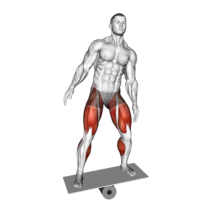 Balance Board (VERSION 2) exercise animation (Male)