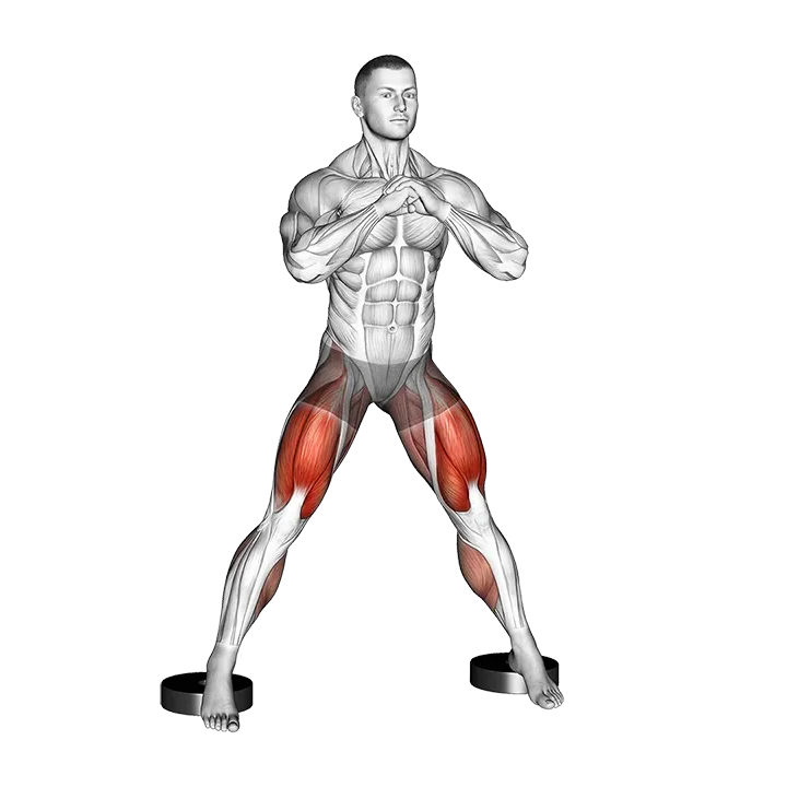 Elevated Side Lunge exercise animation (Hombre)