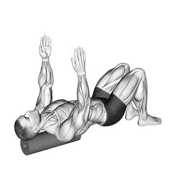Roll Shoulder Blade Reach Lying on Floor