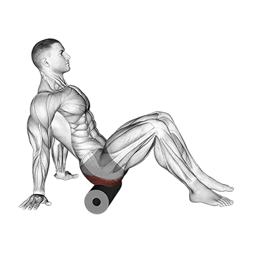 Roll Glutes Sitting on Floor