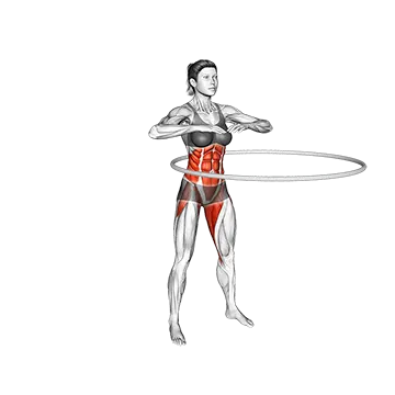Hip Circle with Hula Hoop