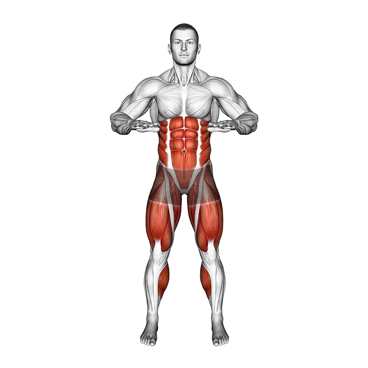 High Knee Tap exercise animation (Male)