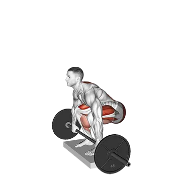 Barbell Deadlift from Deficit