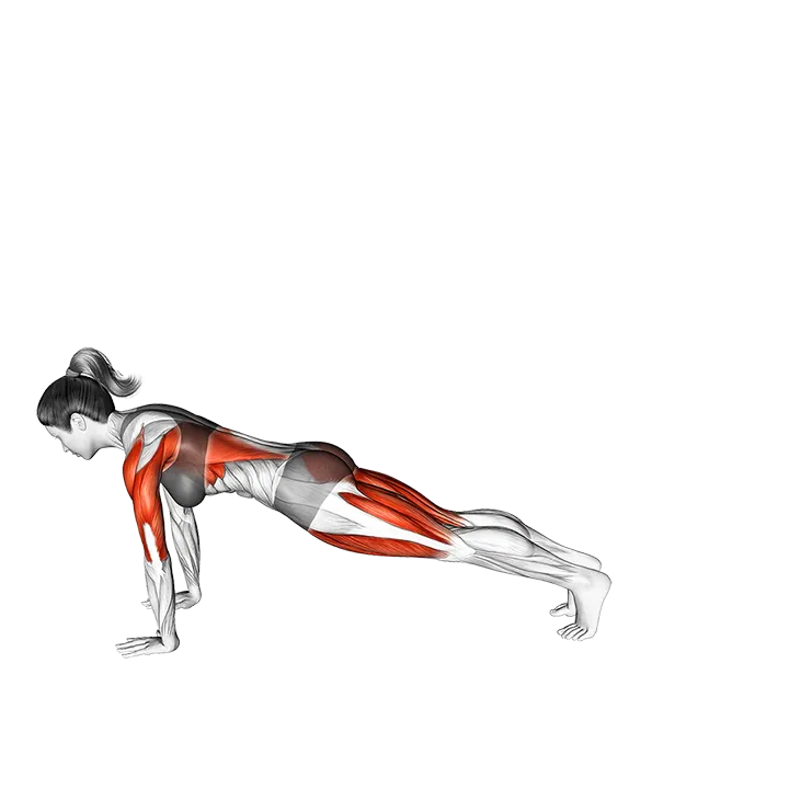 3 Leg Dog Pose exercise animation (Female)