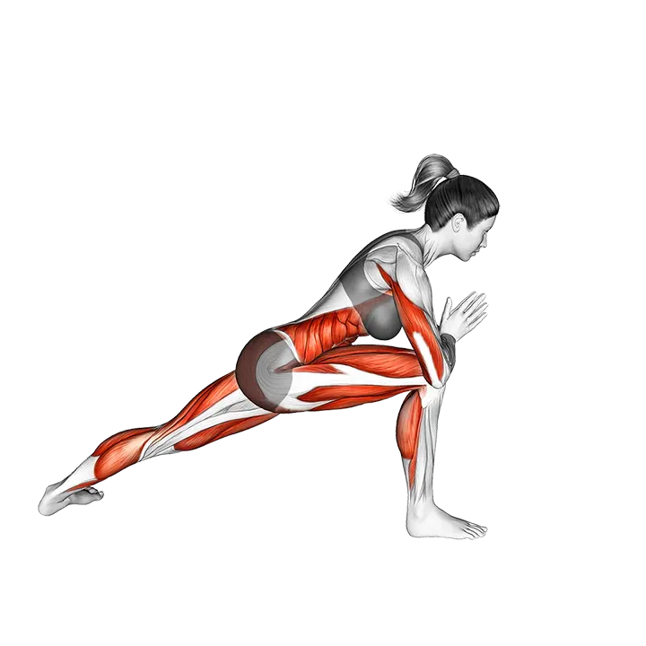Revolved Side Angle Pose exercise animation (Female)