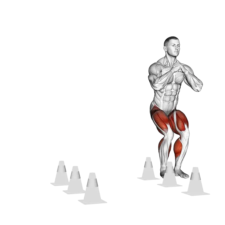 1 2 Stick Drill exercise animation (Male)