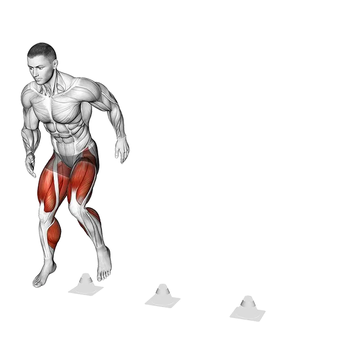 Cone Drill exercise animation (Male)