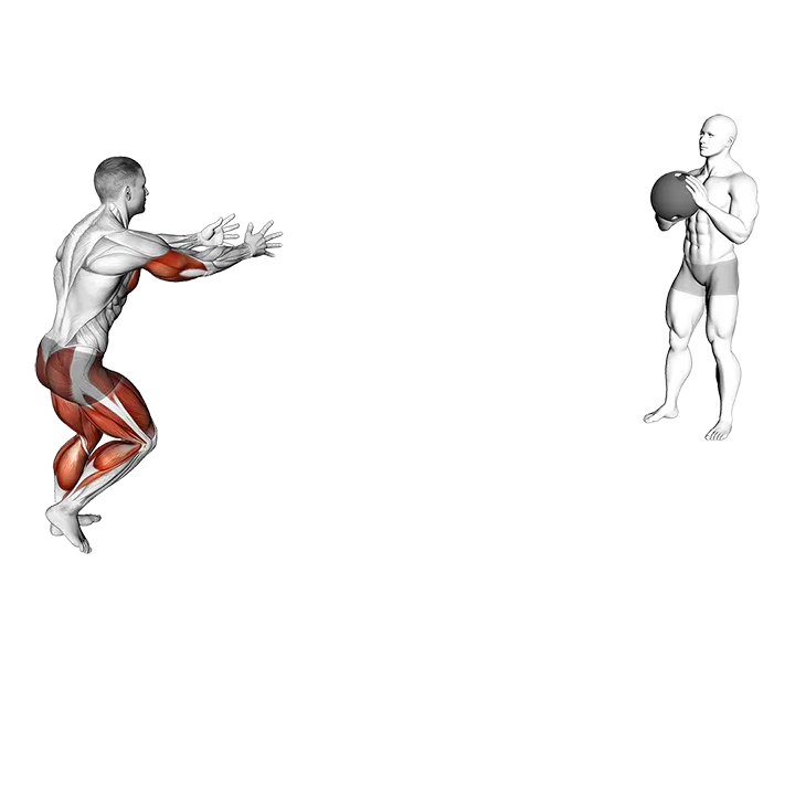 Partner Shuffle exercise animation (Male)