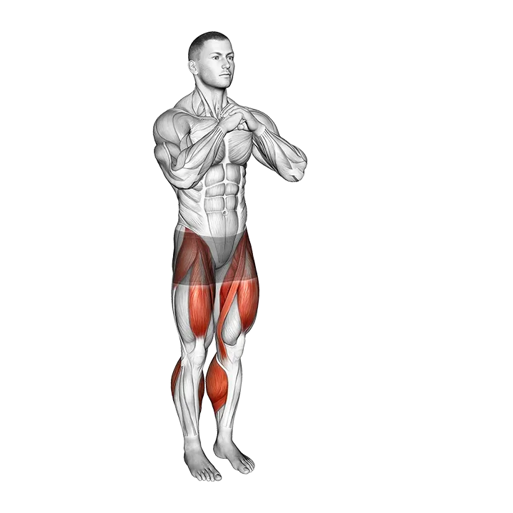 Front Leg Kick exercise animation (Male)
