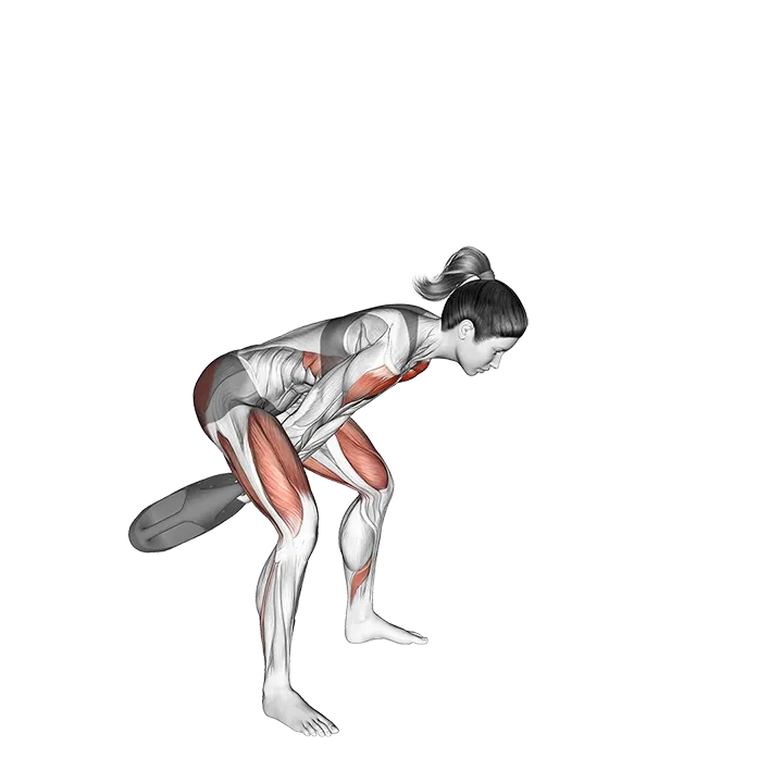 Bottle Weighted Swing exercise animation (Female)