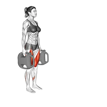 Bottle Weighted Forward Lunge