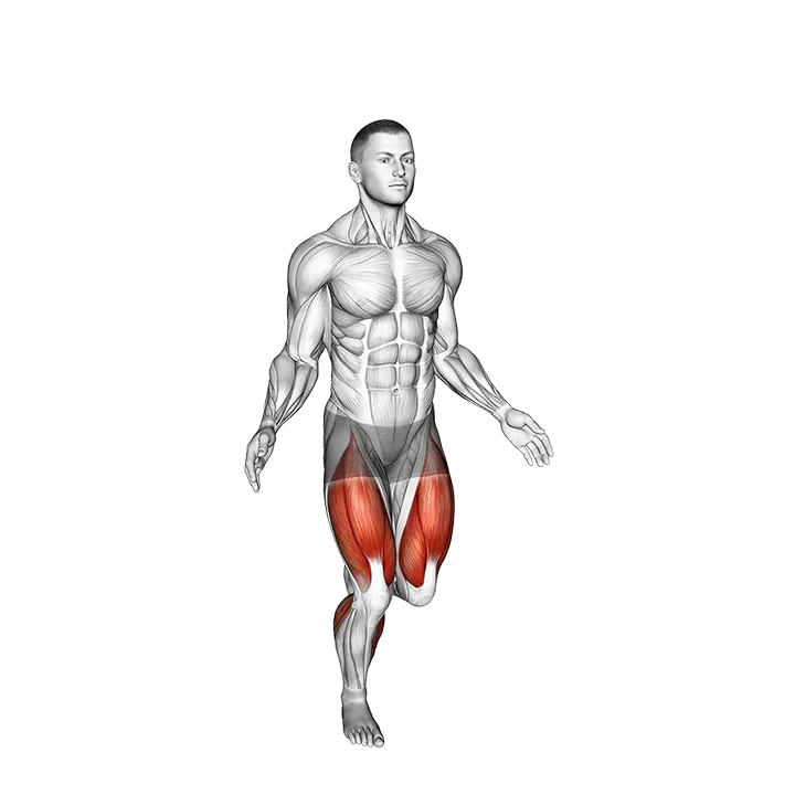 Bodyweight Skipping exercise animation (Male)