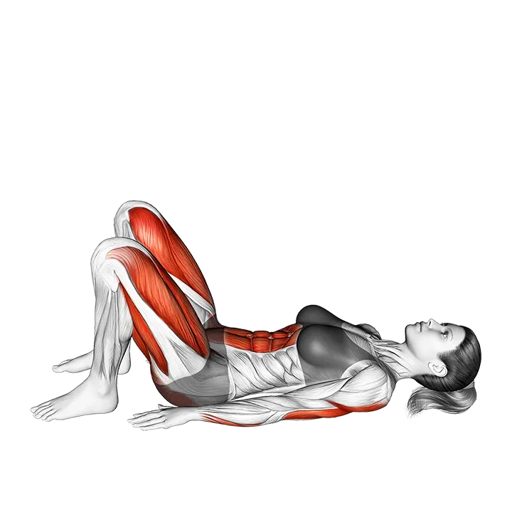 Wheel Pose Urdhva Dhanurasana exercise animation (Female)