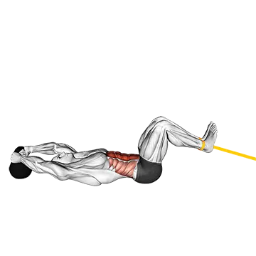 Resistance Band Reverse Crunch (VERSION 2)