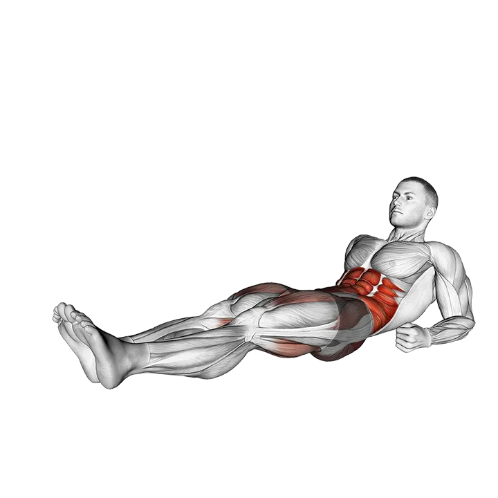 Half Seated Leg Circle exercise animation (Male)