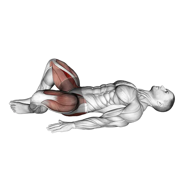 Bodyweight Frog Hip Thrust exercise animation (Male)