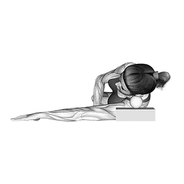 Roll Ball Side Lying Scalene Muscles Activation (side POV)