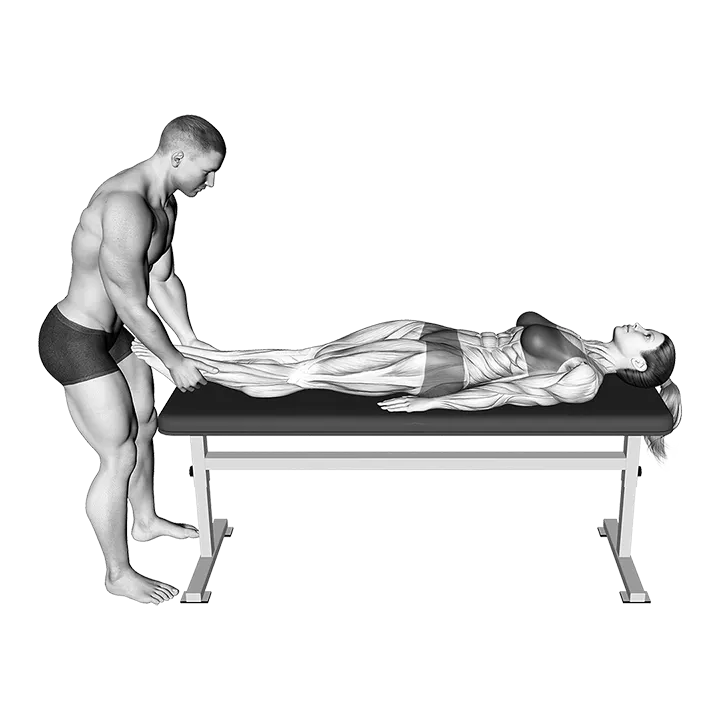 Leg Length Test exercise animation (Female)
