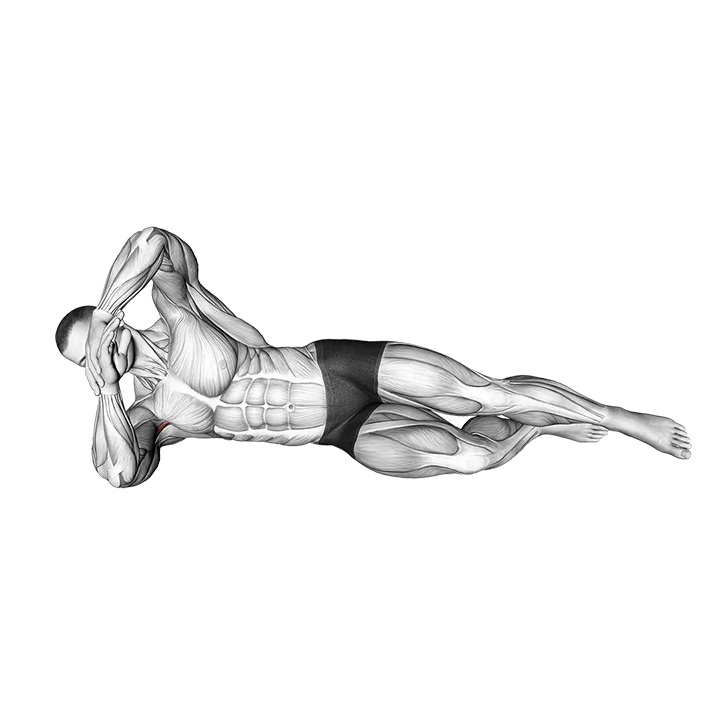 Side Lying Internal Rotation exercise animation (Male)