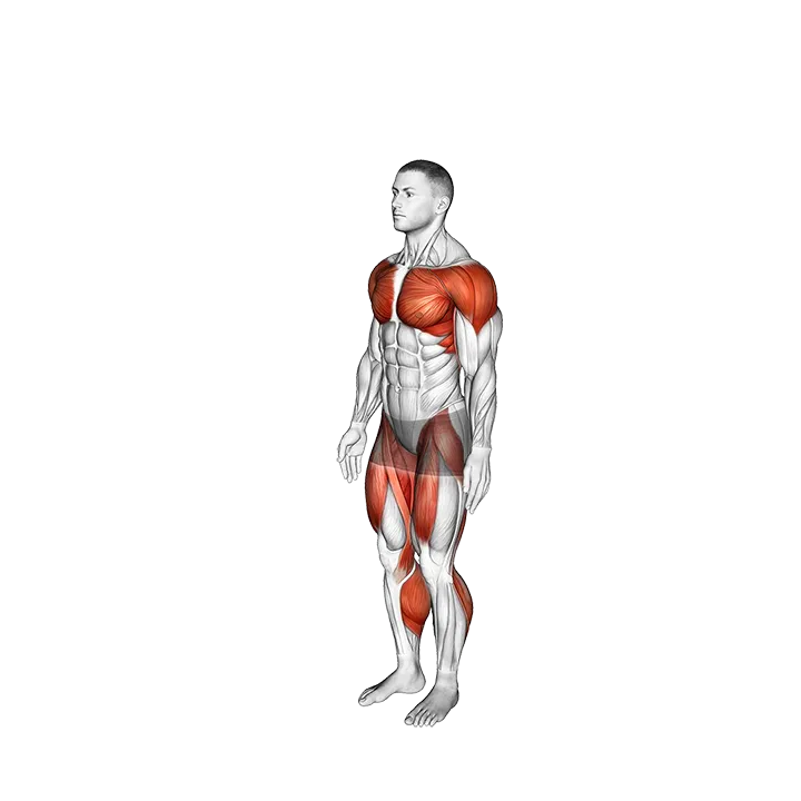 Jumping Jack High Knee exercise animation (Male)