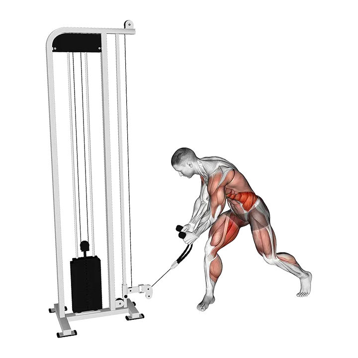 Twist Turn Lift exercise animation (Male)