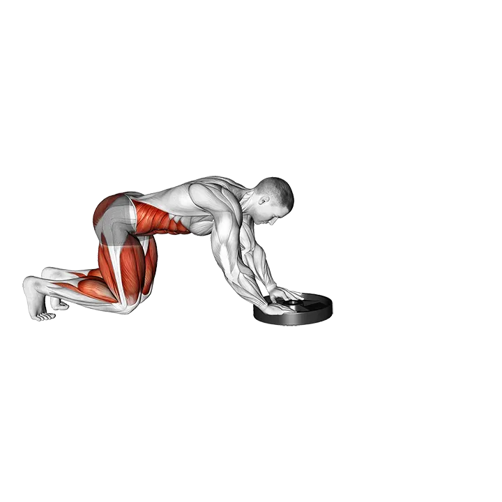 Plate Push exercise animation (Male)