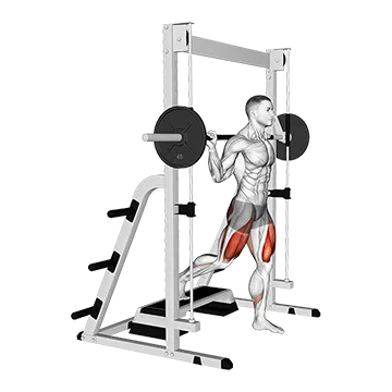 Smith Elevated Split Squat