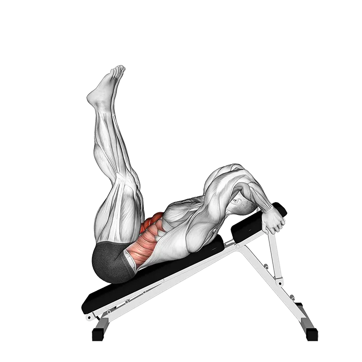 Incline Hip Raise exercise animation (Male)
